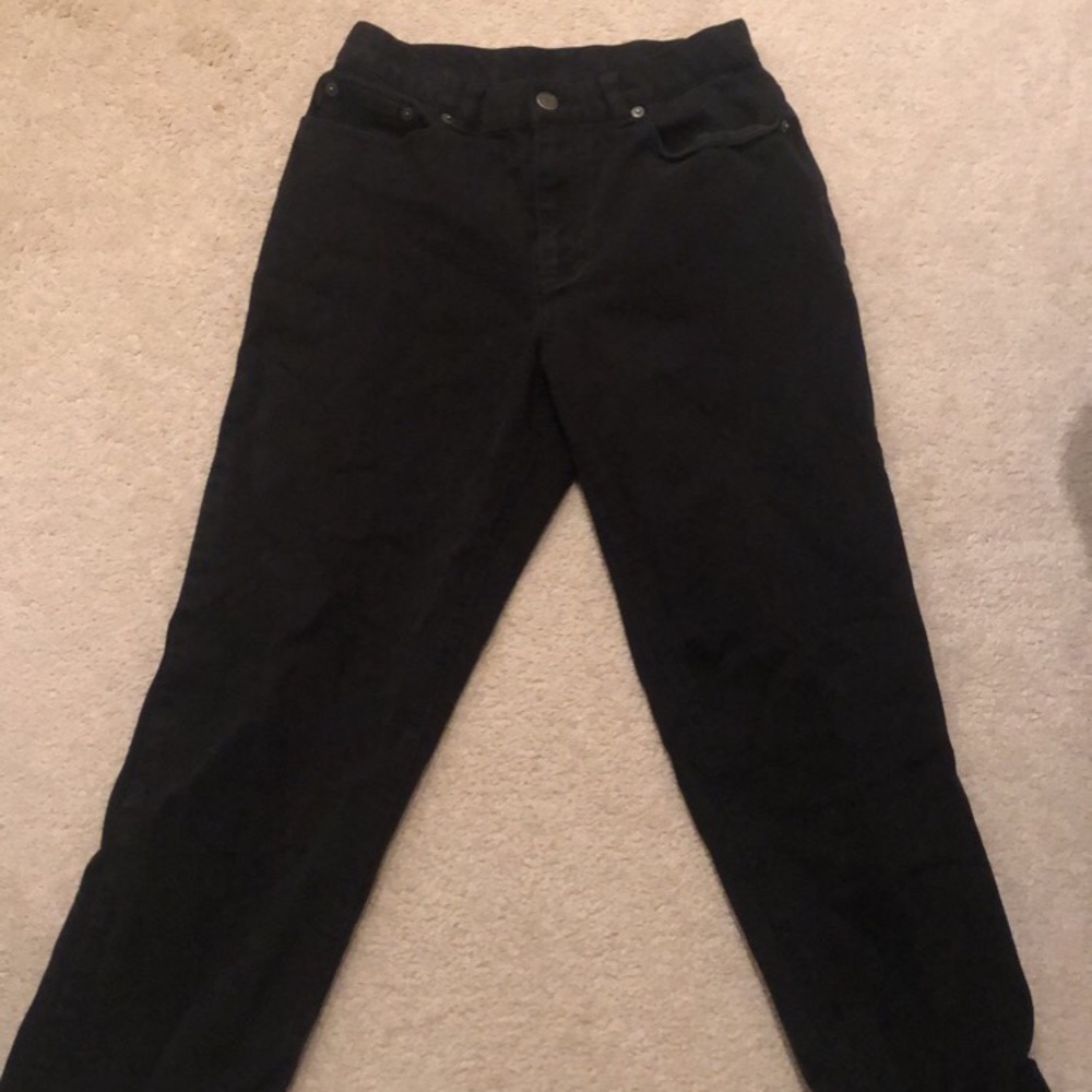 Black Mom Jeans